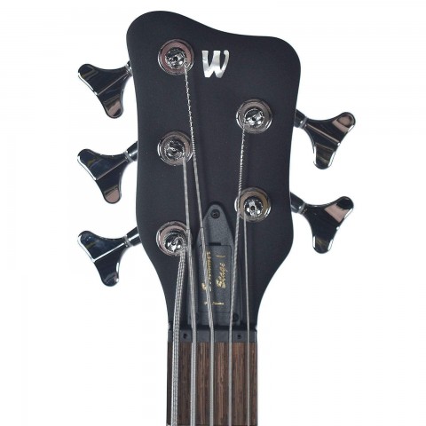 Warwick Teambuilt Pro Series Streamer Stage I Nirvana Black Transparent Satin 5 Telli Bas Gitar