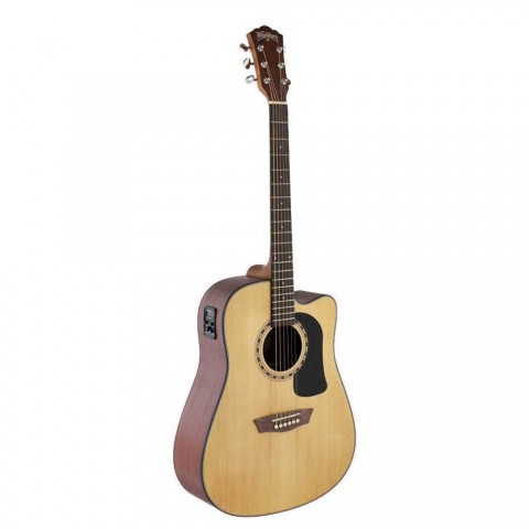 Washburn AD5CENS Apprentice 5 Naturel Satin Elektro Akustik Gitar