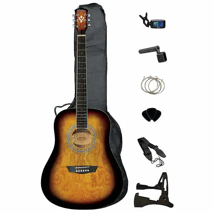 Washburn WSHAGPAKQTTB Exclusive Akustik Gitar Paketi Washburn WSHAGPAKQTTB Exclusive Akustik Gitar Paketi
