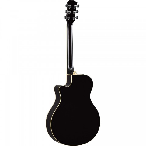 Yamaha APX600BL Thin-Line Cutaway Siyah Elektro Akustik Gitar