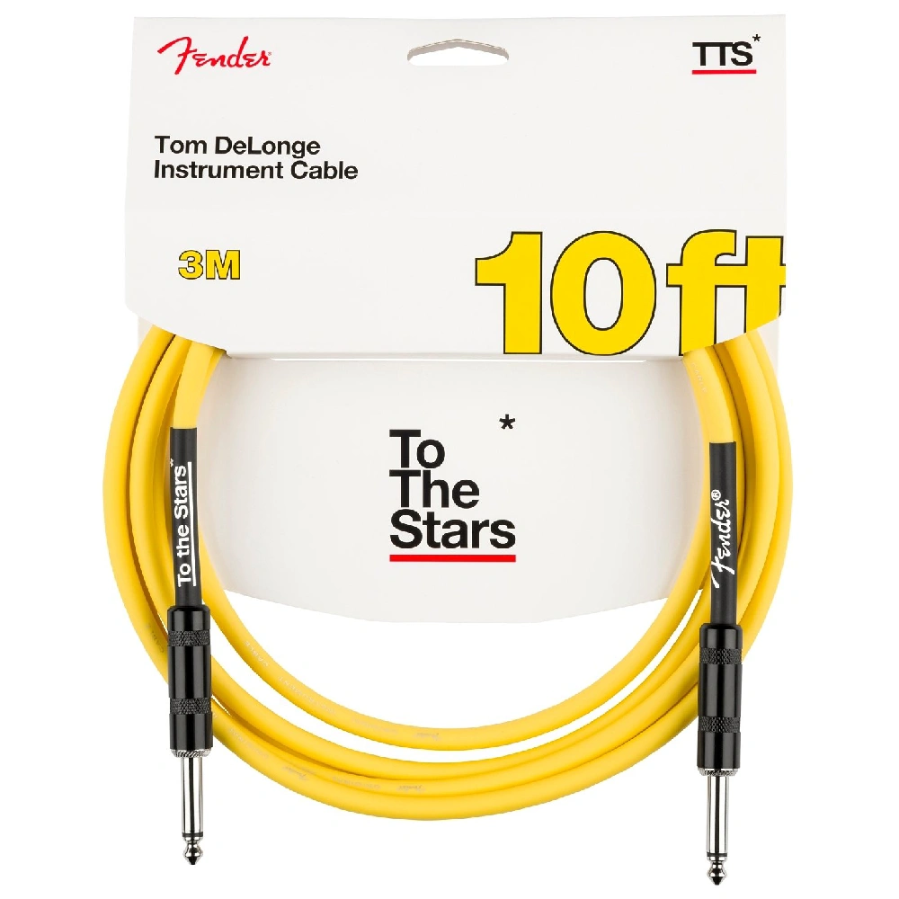 Fender Tom DeLonge 3 Metre Sarı Enstrüman Kablosu