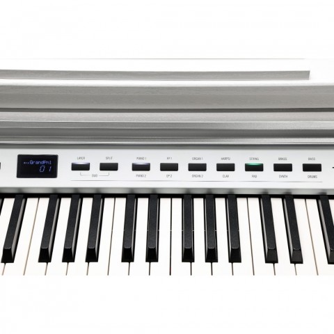 Kurzweil CUP P1W Ahşap Tuşe Mat Beyaz Dijital Piyano