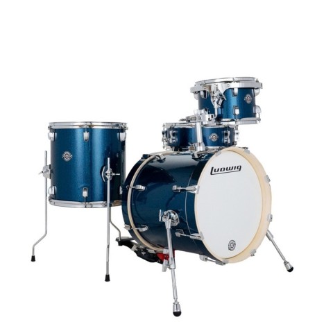Ludwig Breakbeats Deep Blue Sparkle Akustik Davul Seti