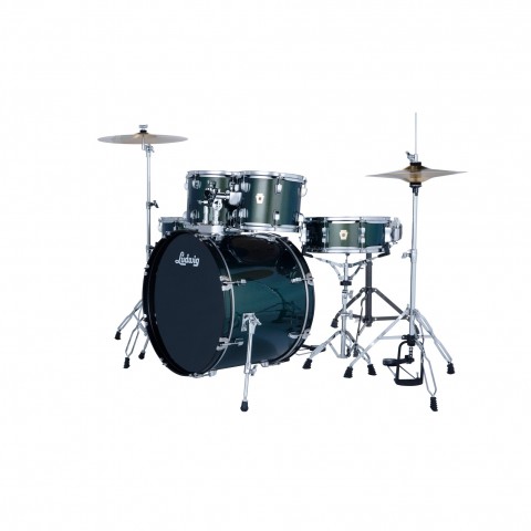 Ludwig LC190C5 Accent Fuse Jade Dust Akustik Davul Seti