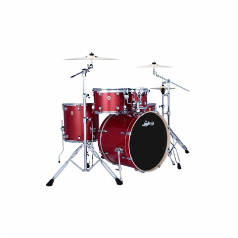 Ludwig LE5200C2 Evolution Crimson Sparkle Akustik Davul Seti