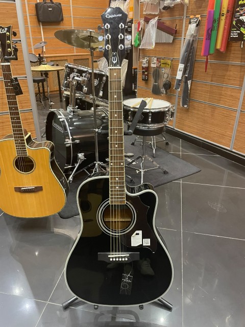 Outlet - Epiphone Ft-350SCE Siyah Elektro Akustik Gitar