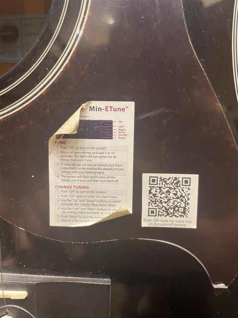 Outlet - Epiphone Ft-350SCE Siyah Elektro Akustik Gitar