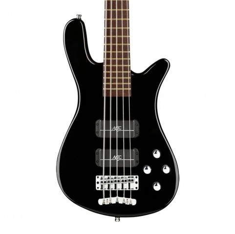 Warwick RockBass Streamer Standard Solid Black High Polish 5 Telli Bas Gitar