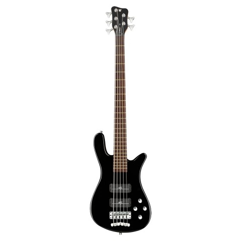 Warwick RockBass Streamer Standard Solid Black High Polish 5 Telli Bas Gitar